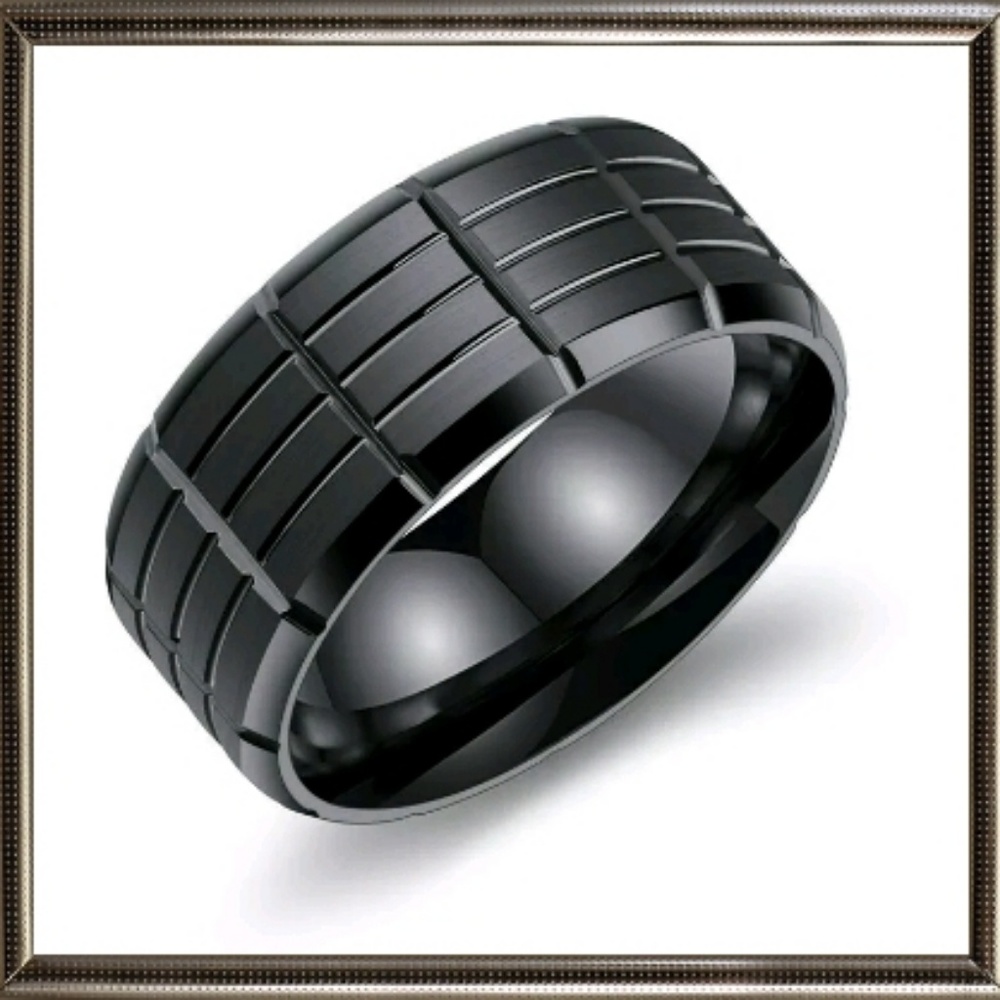 Stainless Steel Titanium Band style ring